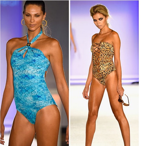 women's swimwear wholesale supplier-Animal Print Swimsuits