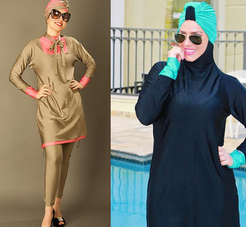 burkini bathing suits for women