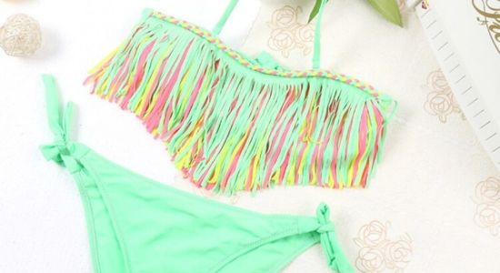 Check Out Fringe Girls Swimsuits at UNIJOY