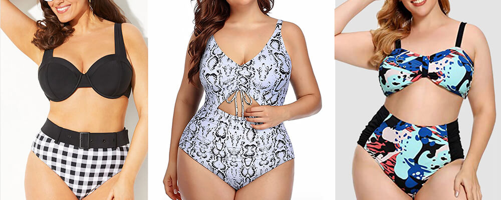traje de baño personalizado de talla grande