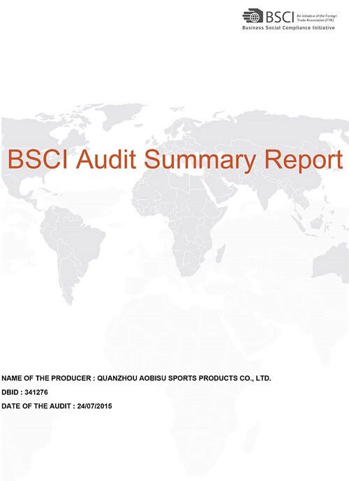 swimwear factory audit report-BSCI
