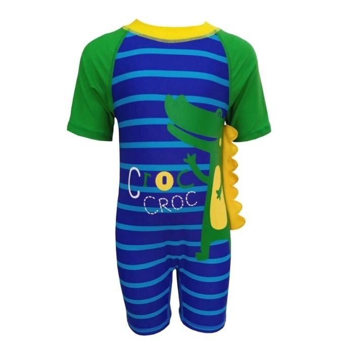 Boys One Piece Rash Guard Swimsuit