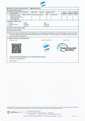 Ethical swimwear manufacturer-TC certificate
