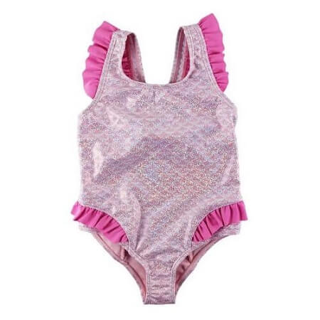 GLOP009-Girls Foil Print Swimwear