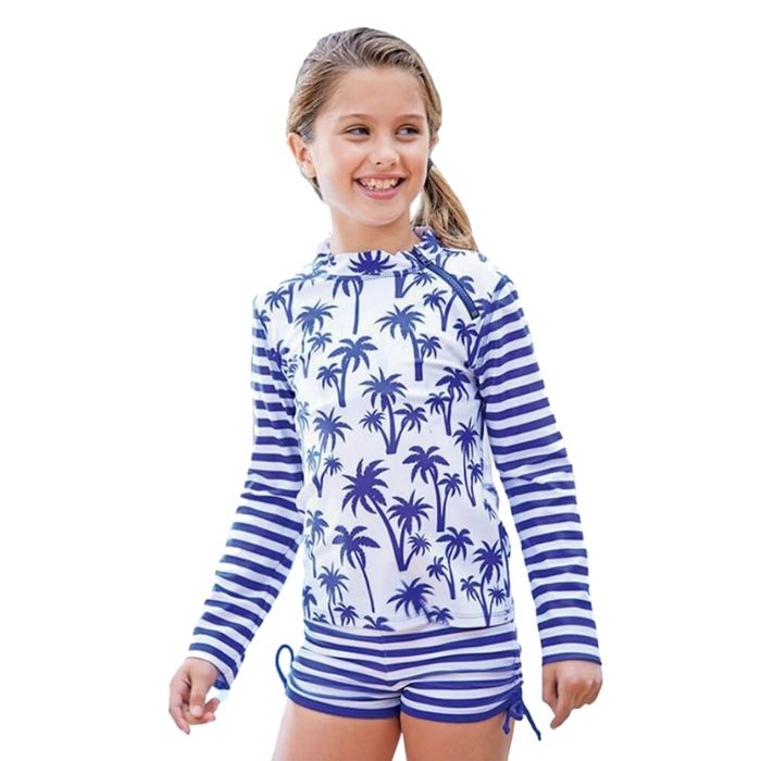 Girls Rash Guards Swimsuit