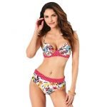 Women Floral Print bikinis swimwear