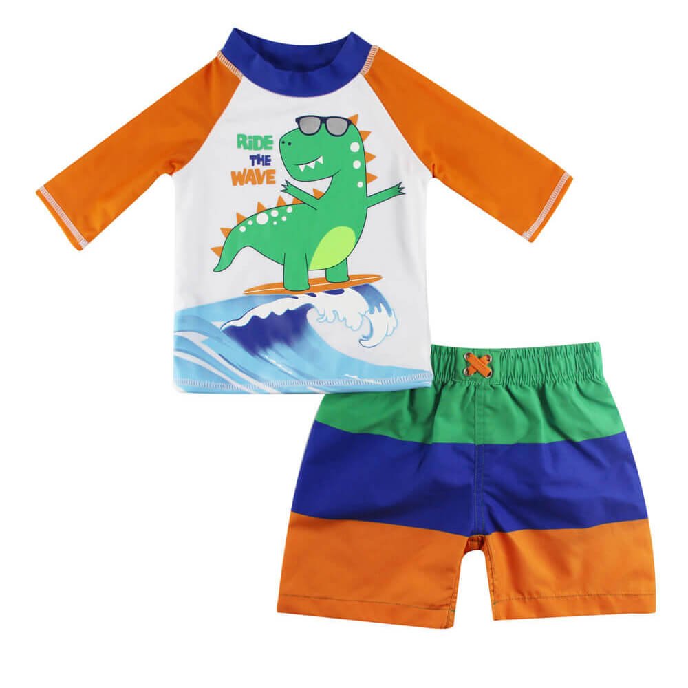 BYRG104-Rash Guard Bathing Suit