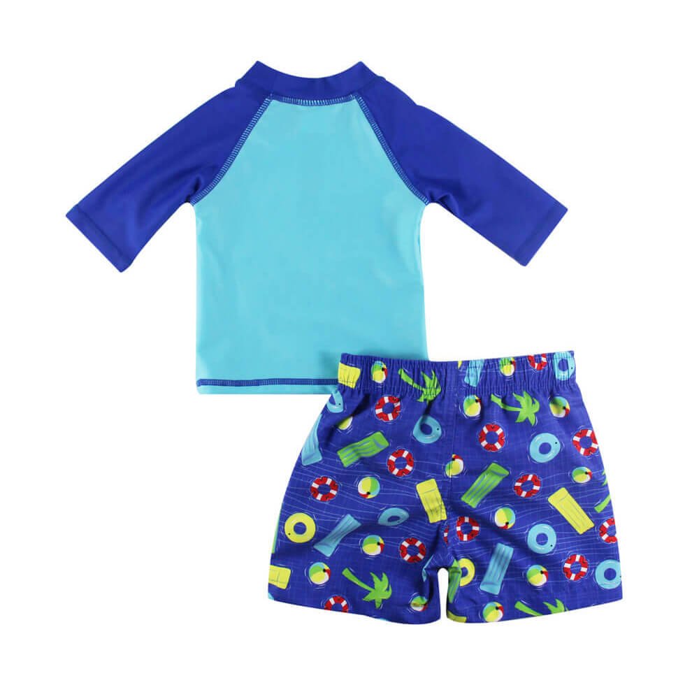 BYRG105-Toddler Boy Rash Guard Set