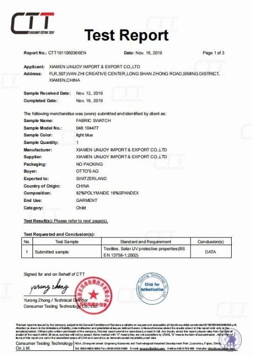 CTT Testing Report