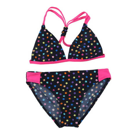 Custom Rainbow Stars Pretty Girl Bikini Bathing Suits