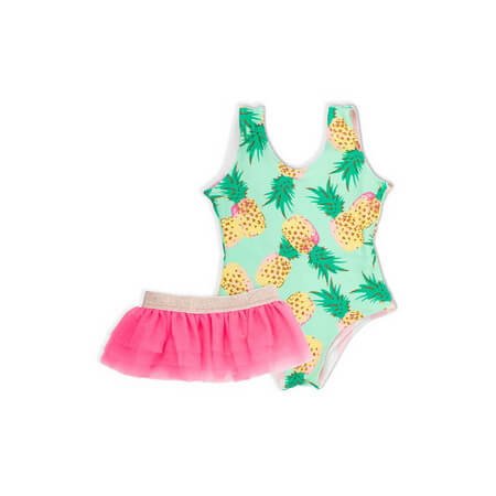 GLDR006-1 Piece Swimsuit With Skirt