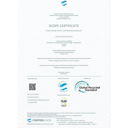 GRS Certification