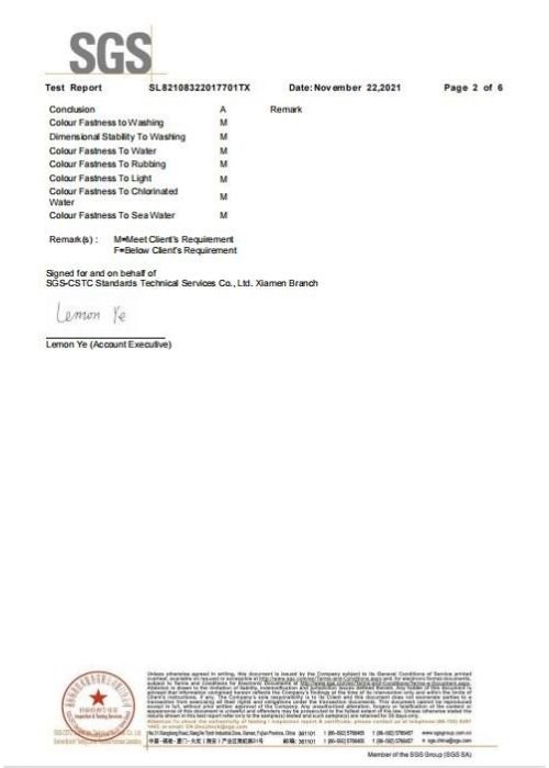 SGS Testing Report