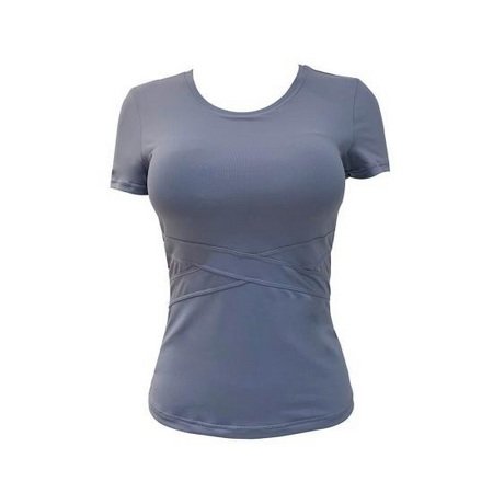 UJYG011-Workout Yogo T Shirt With Linning