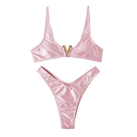 UNBN002-Pink Color Custom Swim Suit