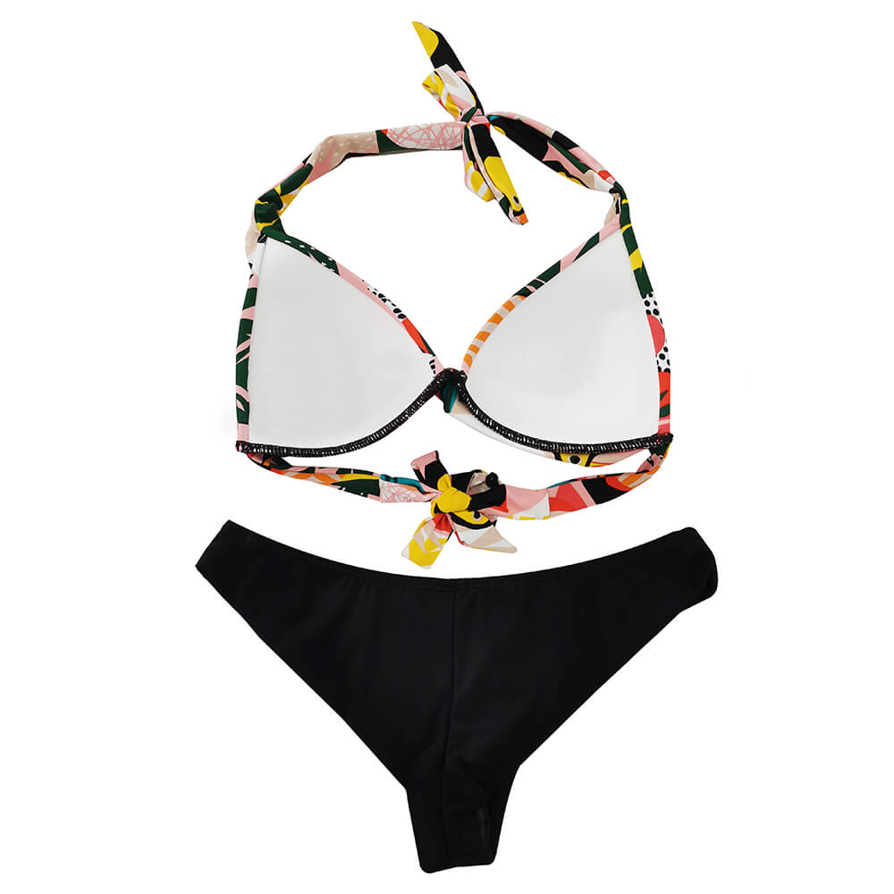 Custom Lady Sublimation Print Swimwear Bikini Set From China Swimwear ...