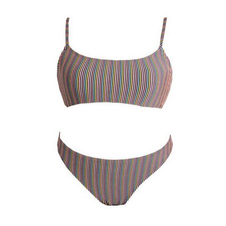 UNWM018-Womens Striped Bikini