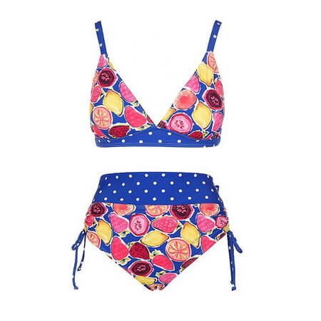 WMBK005-Fruity Triangle Bathing Suits