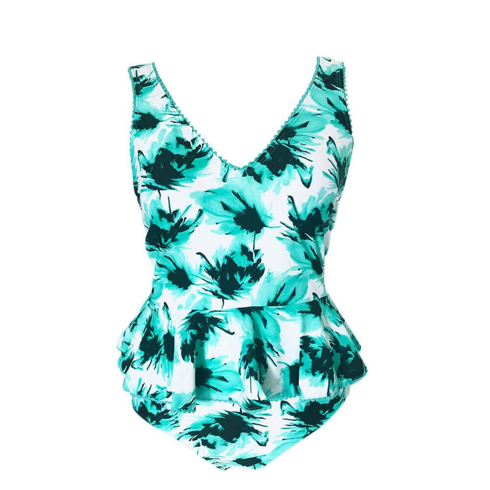 WMOP006-Swimsuit Green