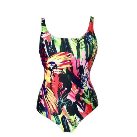 WMOP011-High Neck One Piece Swimsuit