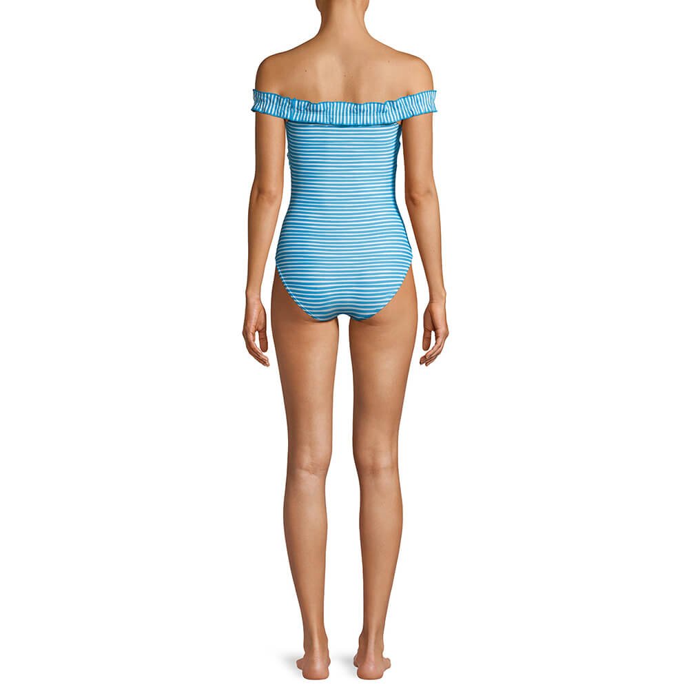 WMOP020-Flounce One Piece Swimsuit