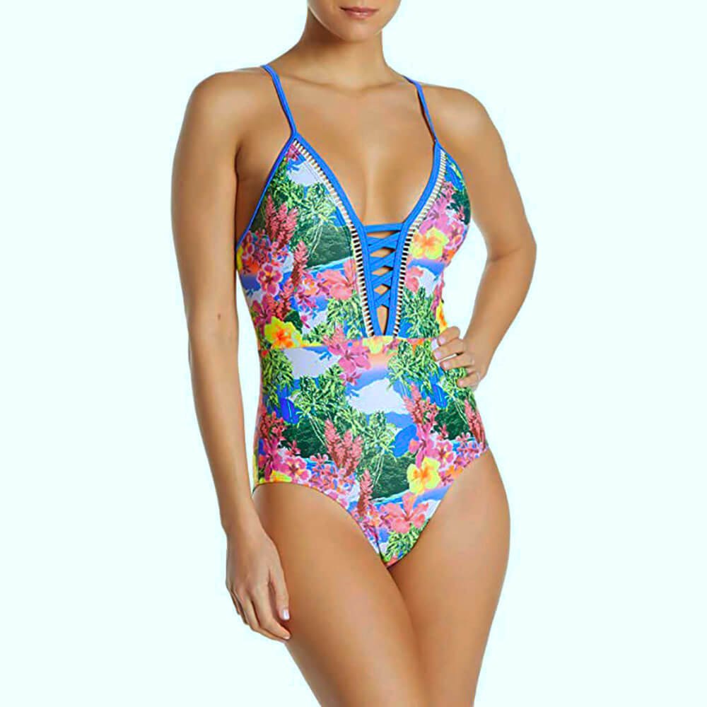 WMOP030-Deep V Bathing Suit