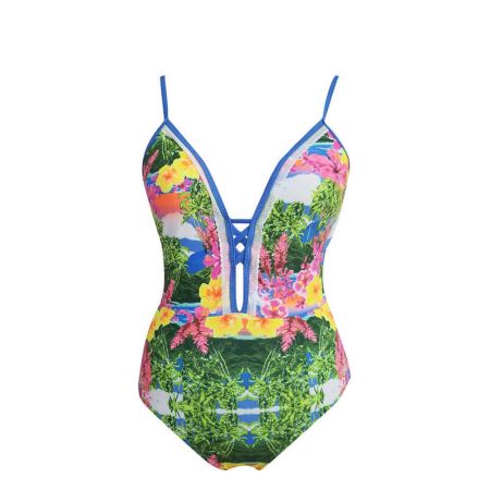 WMOP030-One Piece Bathing Suit With Cups