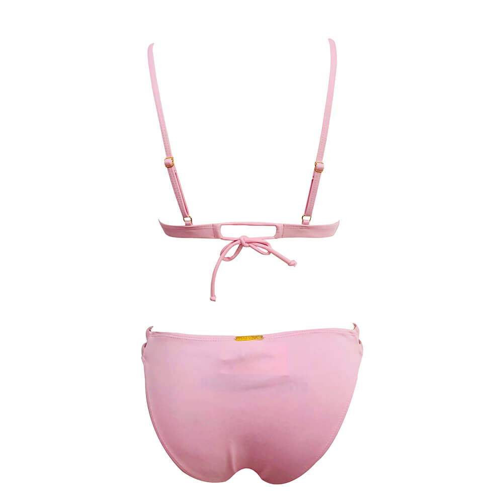 WOP-0083-Pink Women Swimwear