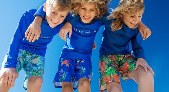 Rash guard sun protection boys