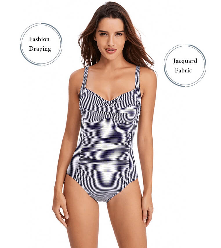 DS02- Womens One Piece Bathing Suit- (4)