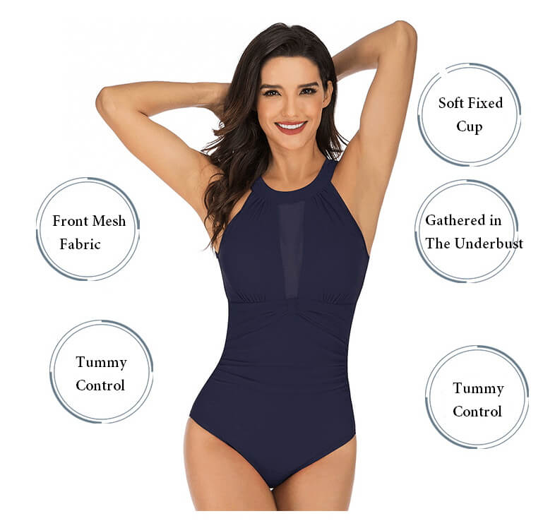 DS109- One Piece Bathing Suits For Women (7)