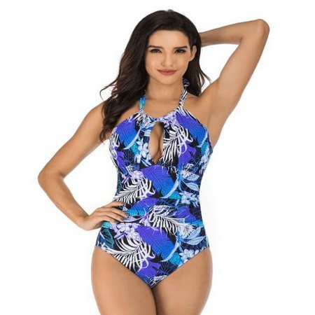 DS40A- Halter One Piece Swimsuits- (4)