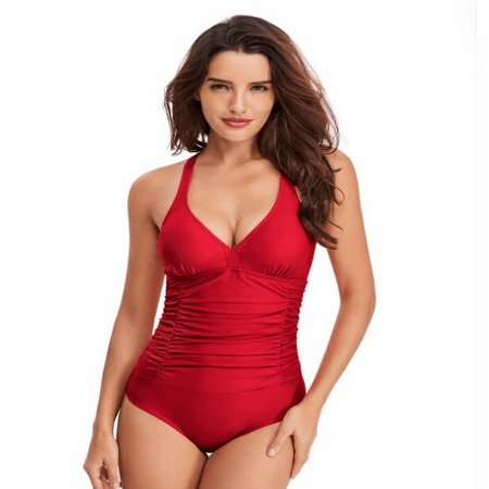 HS18110- Womens One Piece Bathing Suit- (12)