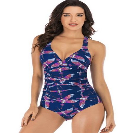 HS18110- Womens One Piece Bathing Suit- (15)