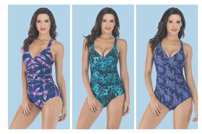 HS18110- Womens One Piece Bathing Suit- (16)