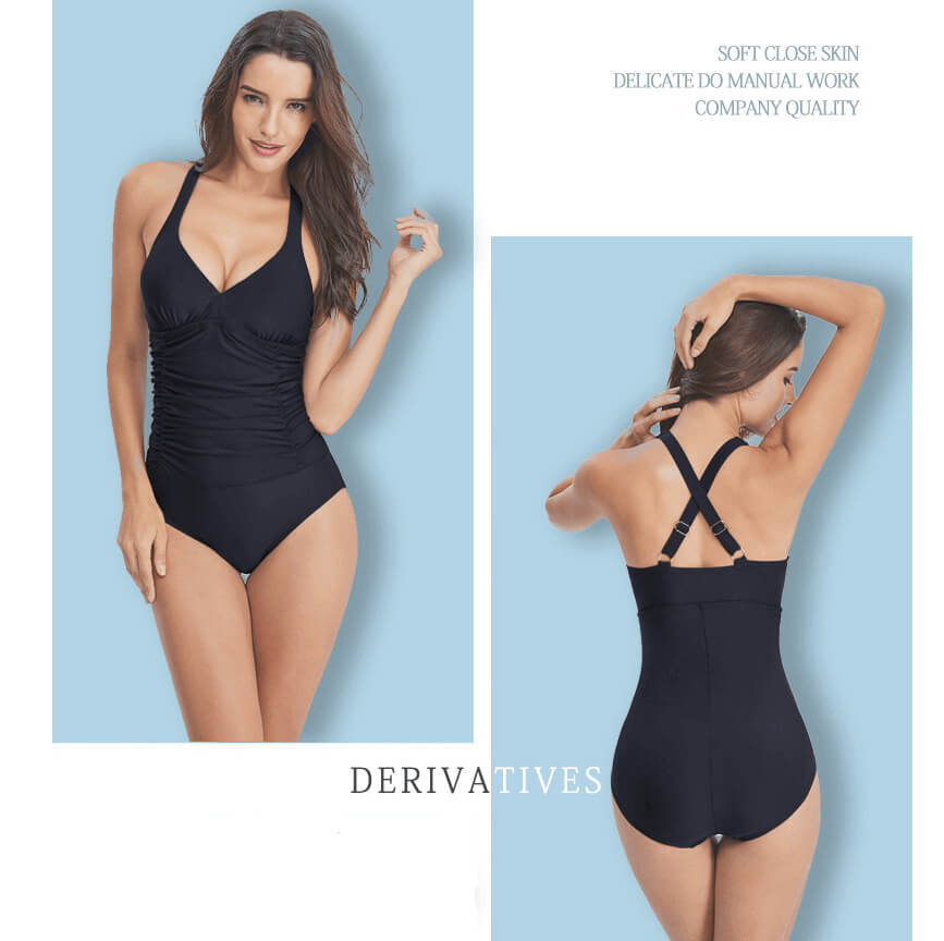 HS18110- Womens One Piece Bathing Suit- (2)