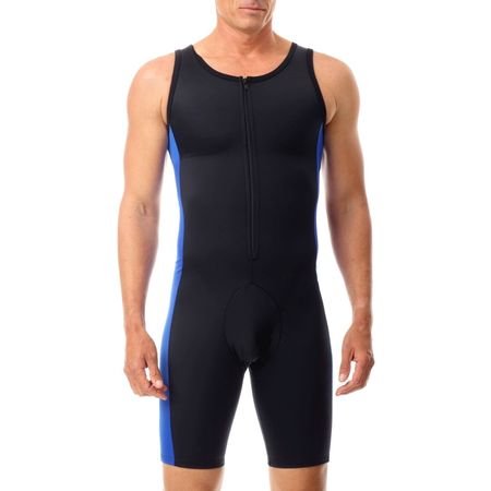Men Custom Swimwear Sleeveless One-piece