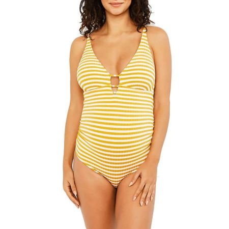WMMT012-Custom One Piece Pregnant Swimsuit