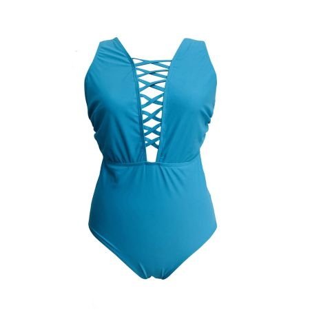 WMOP019B-Cut Out One Piece Swim