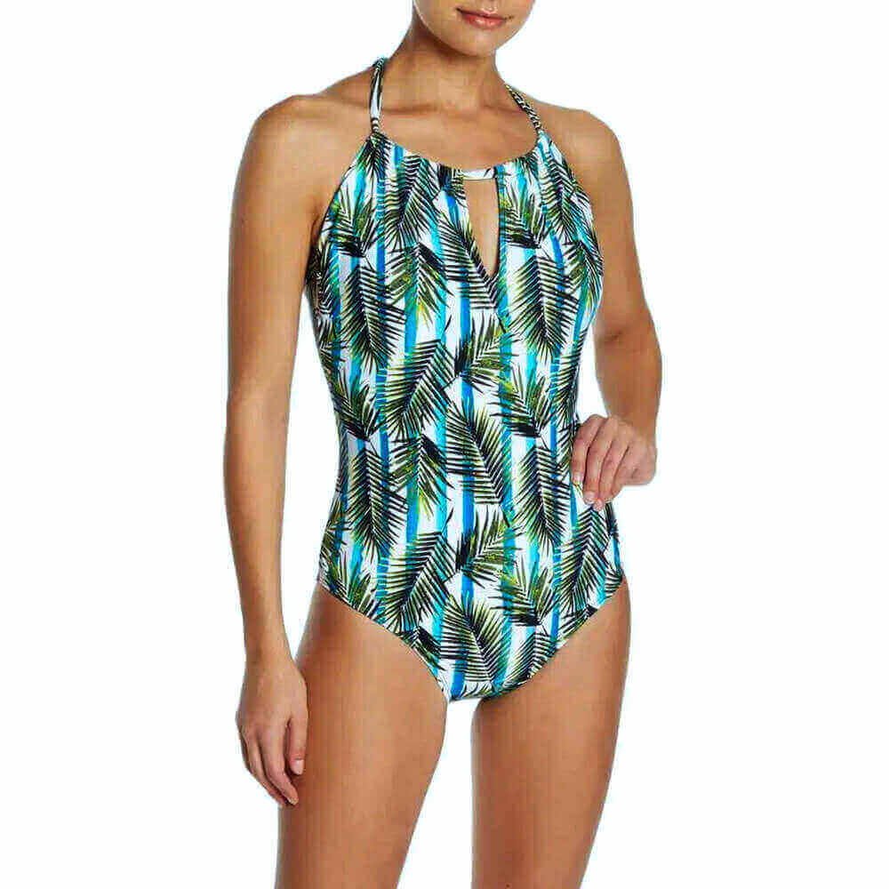 WMOP022-Emerald Green One Piece Swimsuit