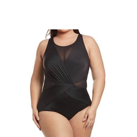 WMPZ003-Mesh One Piece Bathing Suit