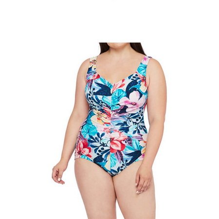 WMPZ009-Floral One Piece Swimsuit