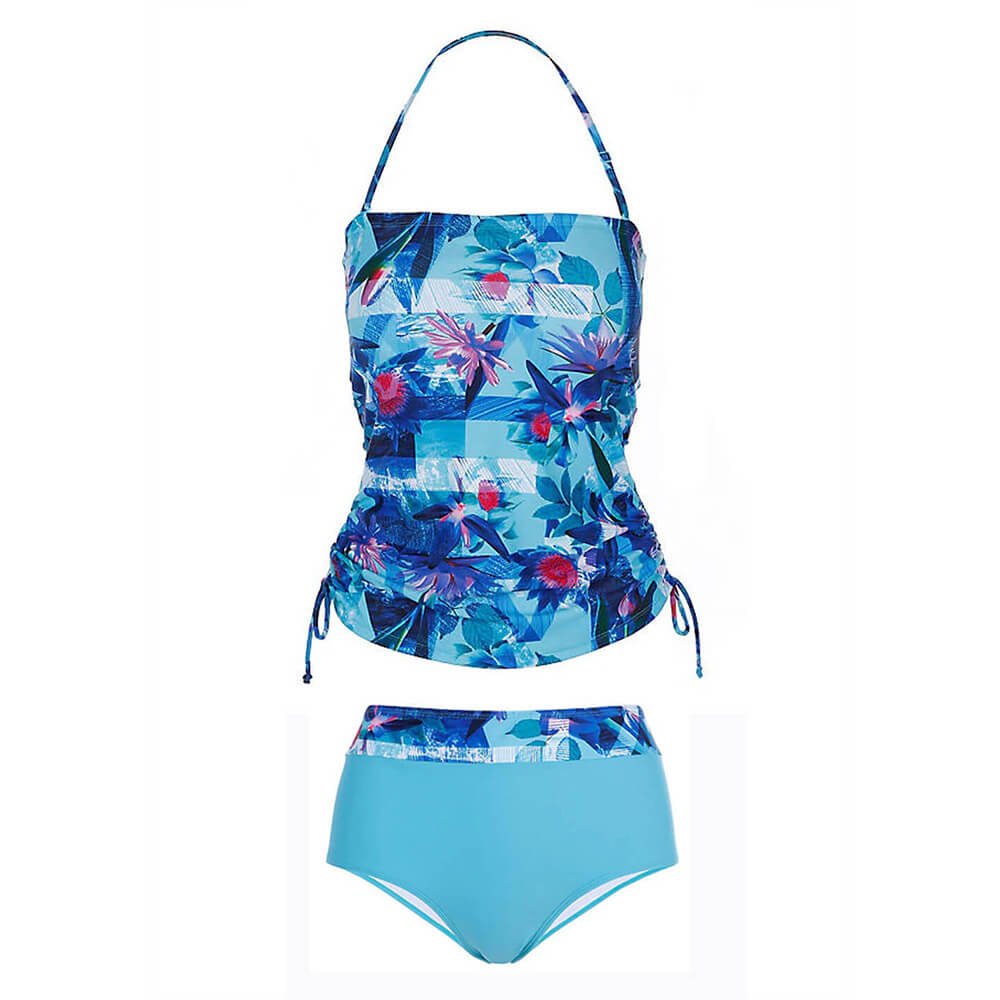 Womens Stylish Mix And Match Tankinis Bathing Suit With Padded Swimwear ...