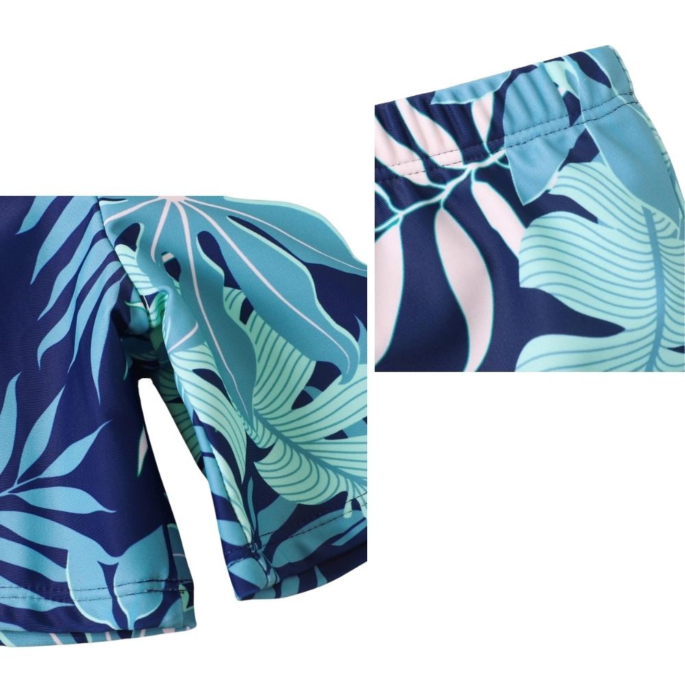 BYRG23001- Tropical Plants Print Custom Board Shorts Manufacturers