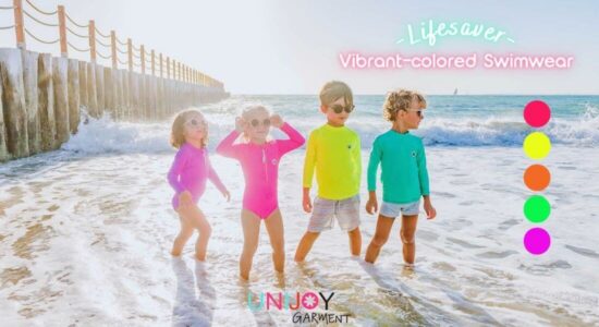 Lifesaver Vibrant-colored Custom Swimwear