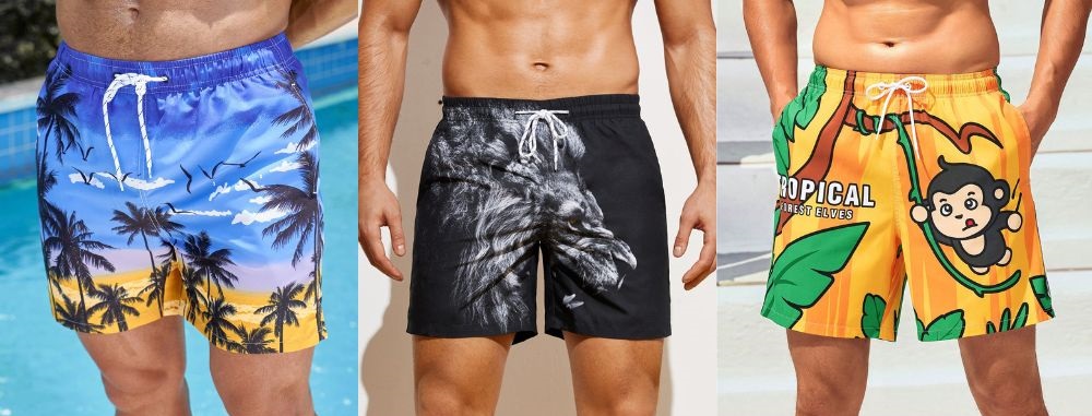 Photo Prints Mens Board Shorts