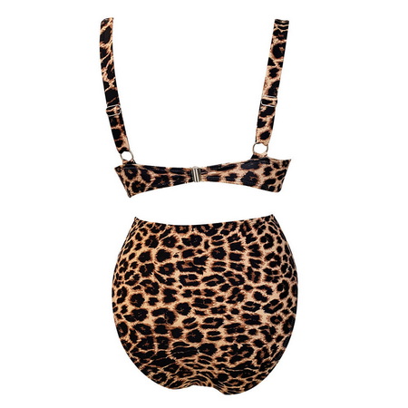 UNPL202111625-Custom Bikini With Leopard Printed