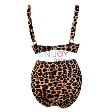 UNPL202111625-Custom Bikini With Leopard Printed