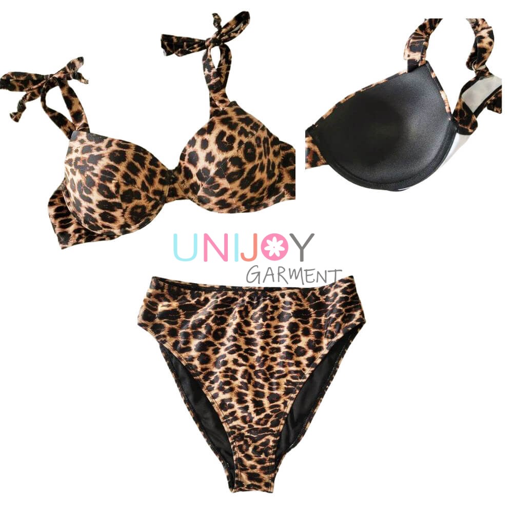 UNPL202111625- Leopard High Waist Bikini