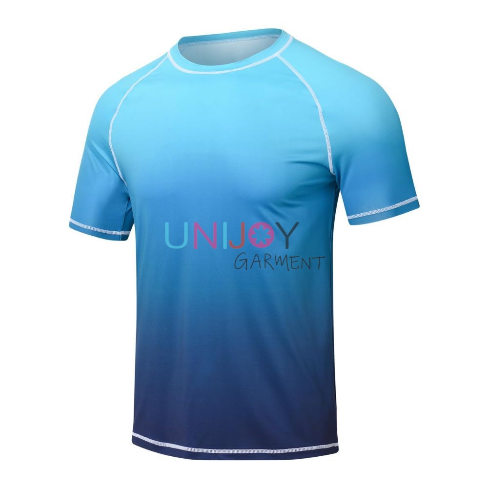 UNMS2023003-Gradient Custom Rash Guard Shirts